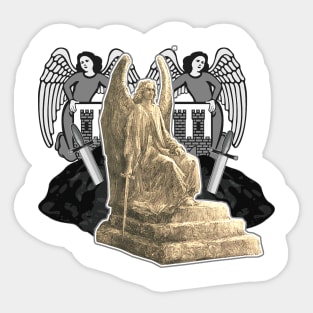 Angels and angels Sticker